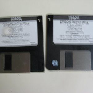 VINTAGE EPSON COLOR PRINTER FLOPPY DISKS 2
